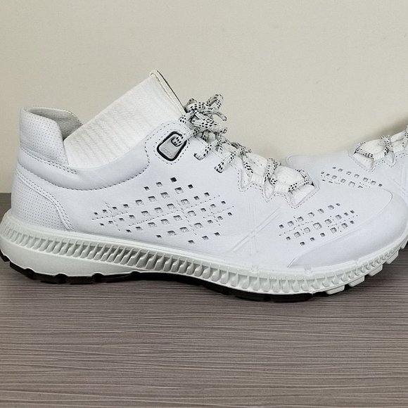 Ecco Intrinsic Mid Cut Sneaker, White/Bright, Womens Size 9-9.5 / 40 - Picture 7 of 11